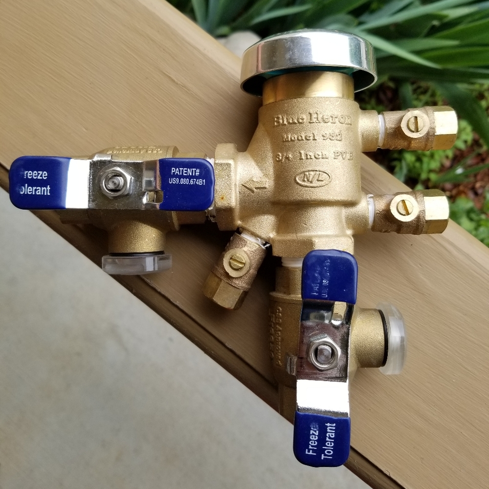 COPY - 3/4" Blue Heron Lead Free PVB Irrigation Backflow